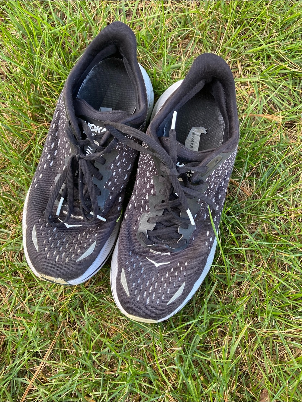 Hoka Women's Black Kawana Athletic Running Shoes size 8